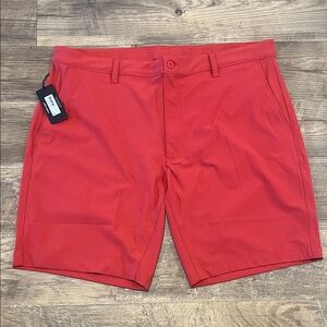 Foot Joy men’s red dormie short 9in